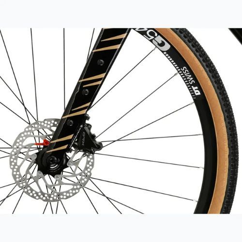 Велосипед гравійний KROSS Esker 6.0 чорний/золотий/глянцевий