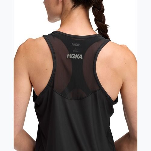 Футболка для бігу жіноча HOKA Airolite Tank 2.0 black