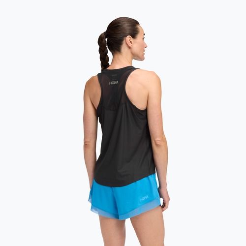 Футболка для бігу жіноча HOKA Airolite Tank 2.0 black