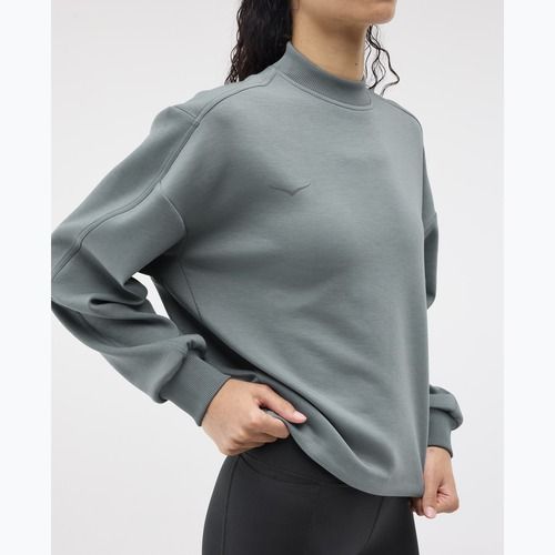 Кофта для бігу жіноча HOKA Kaitoro Knit Crew slate blue