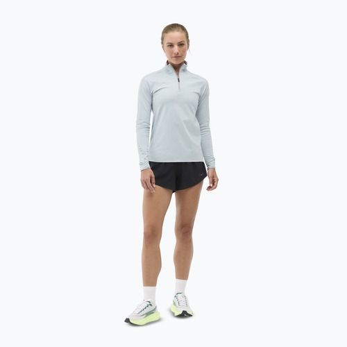 Кофта для бігу жіноча HOKA GlideTech Quarter Zip mineral blue