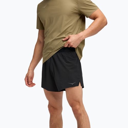 Шорти для бігу чоловічі HOKA Glide 5" black