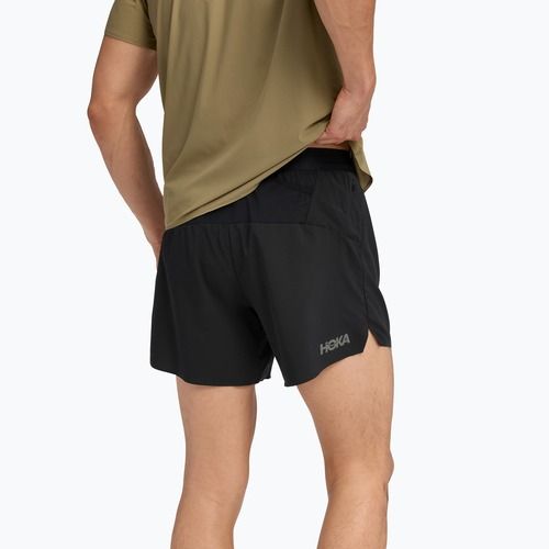 Шорти для бігу чоловічі HOKA Glide 5" black