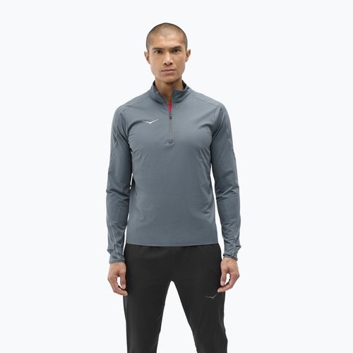 Кофта для бігу чоловіча HOKA GlideTech Quarter Zip faded navy
