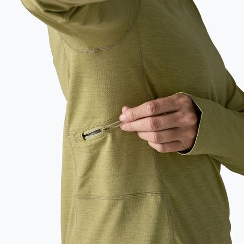 Кофта жіноча Patagonia Capilene Cool Sun Hoody gumtree green/light gumtree green x-dye