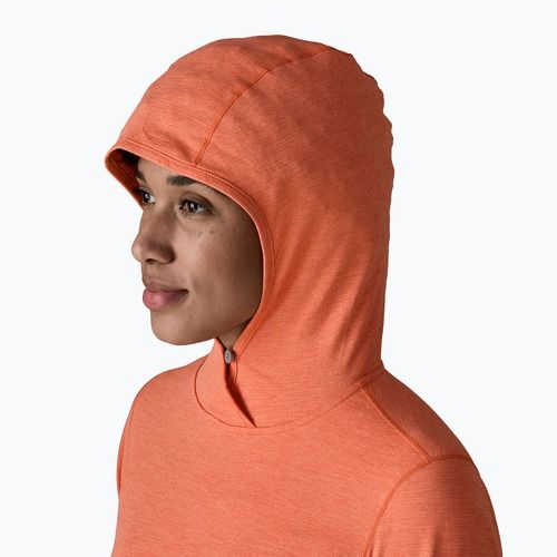 Кофта жіноча Patagonia Capilene Cool Sun Hoody mellow melon/peach sherbet x-dye