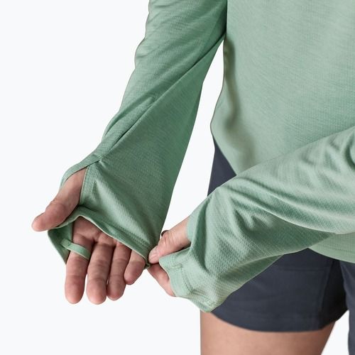 Кофта жіноча Patagonia Capilene Cool Sun Hoody thermal blue/thin ice x-dye