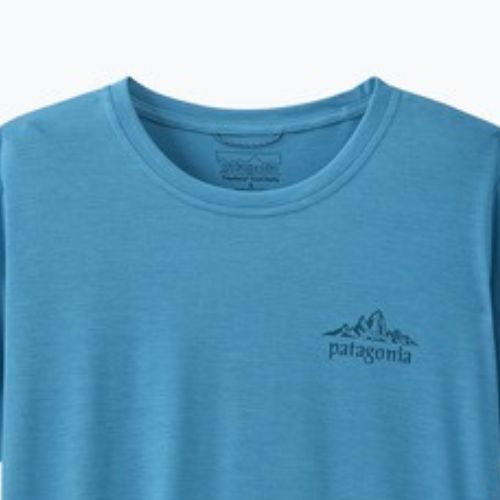 Футболка жіноча Patagonia Capilene Cool Daily - Cloud Crag shore blue/light shore blue x-dye