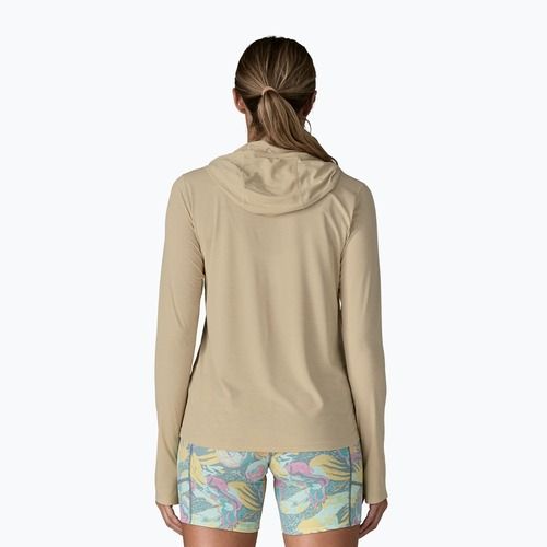 Кофта жіноча Patagonia Capilene Cool Ultra Hoody pumice/dyno white x-dye