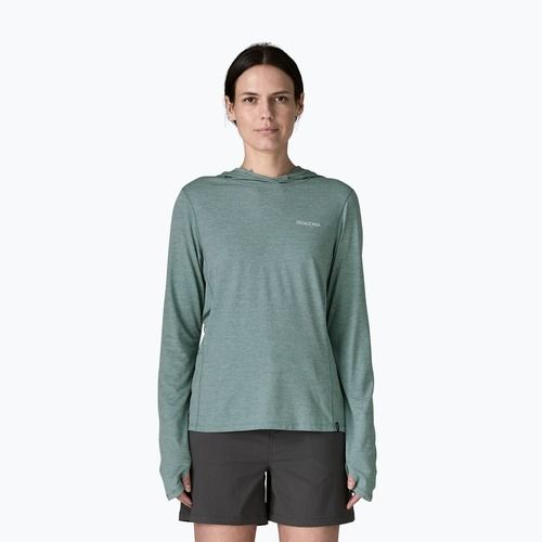 Кофта жіноча Patagonia Capilene Cool Sun Hoody nouveau green/blue sage x-dye