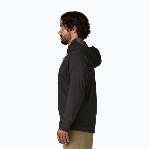 Чоловіча гібридна куртка Patagonia Nano-Air Ultralight Full-Zip Hoody чорна