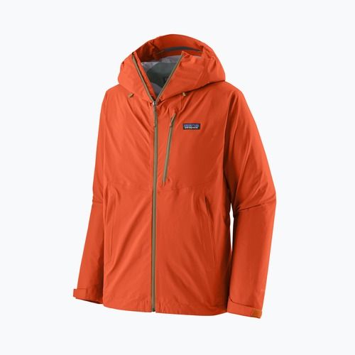 Куртка дощовик чоловіча Patagonia Granite Crest Rain coal orange
