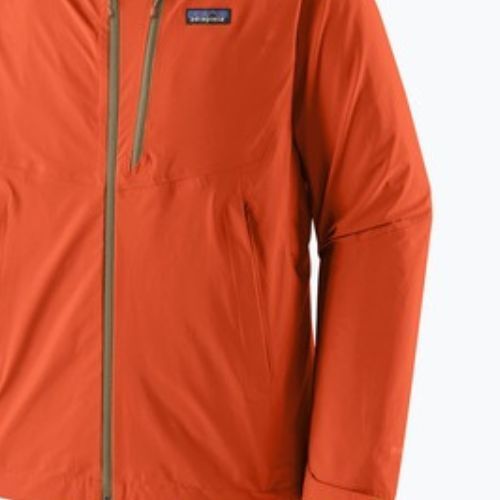 Куртка дощовик чоловіча Patagonia Granite Crest Rain coal orange