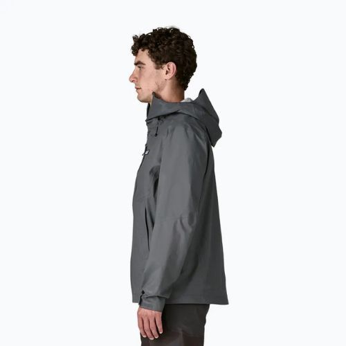 Куртка дощовик чоловіча Patagonia Granite Crest Rain forge grey w/black
