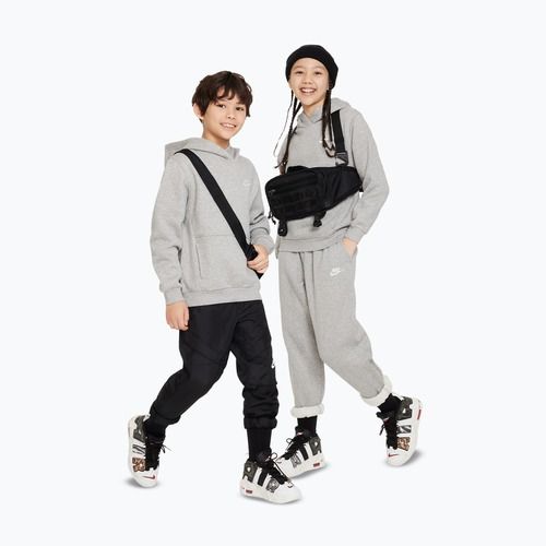Кофта дитяча Nike Sportswear Club Fleece dark grey heather/white