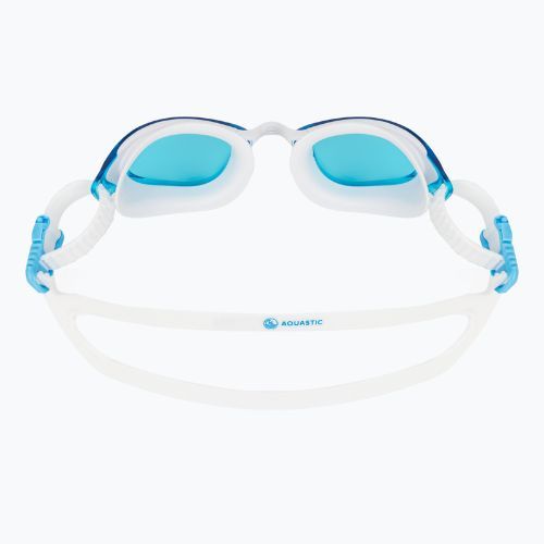 Окуляри для плавання AQUASTIC Isti white