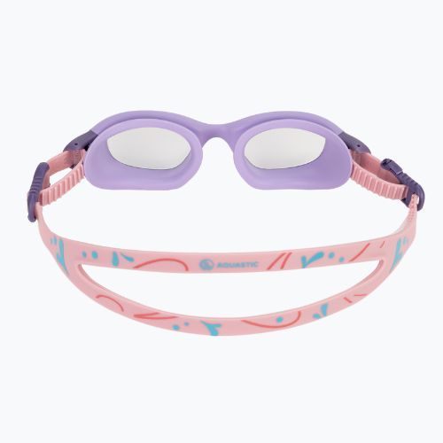 Окуляри для плавання дитячі AQUASTIC Spinny purple