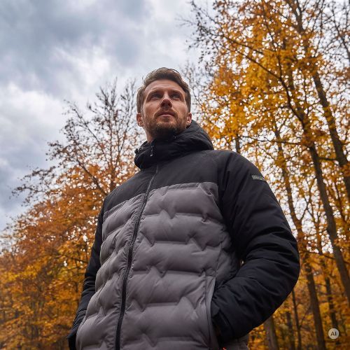 Чоловіча утеплена куртка KADVA GlacierShell сірий