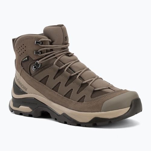Черевики трекінгові чоловічі Salomon Quest Echo GTX walnut/dsrtan/blko