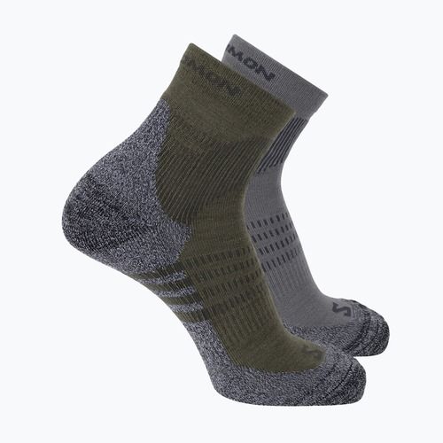 Шкарпетки Salomon X Ultra Access Quarter 2 pairs excalibur/olive night