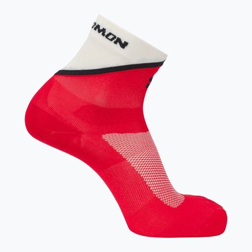 Шкарпетки Salomon Pulse Ankle fiery red/vanilla ice/black