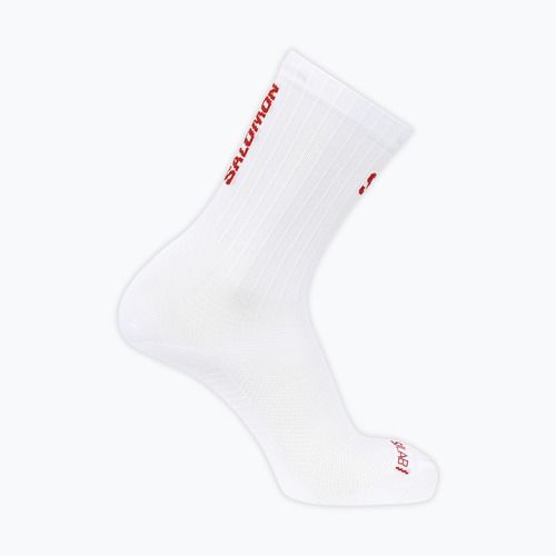 Шкарпетки Salomon S/Lab Phantasm Crew 3 white/fiery red