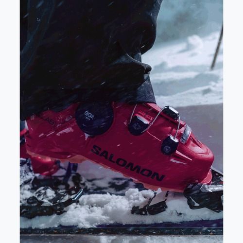 Черевики лижні чоловічі Salomon S/Lab Shift Alpha Boa 140 raspberry/black/pansy