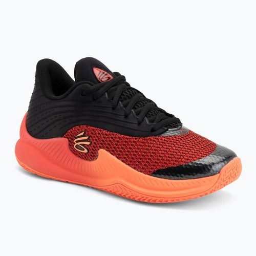 Кросівки баскетбольні Under Armour Curry Splash 26 black/electric tangerine/racer red