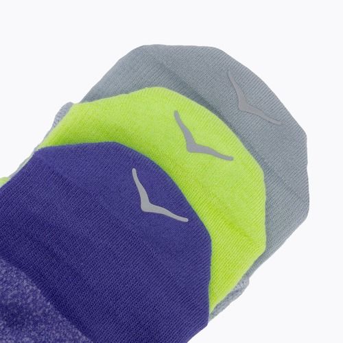Шкарпетки HOKA No-Show Run Sock 3 пари celstl blue/minrl blue/neon yuzu