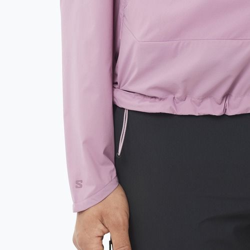 Куртка вітровка жіноча Salomon Outwind Full Zip valerian