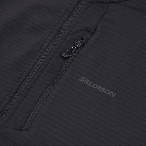 Кофта флісова жіноча Salomon Lightwarm Full Zip deep black