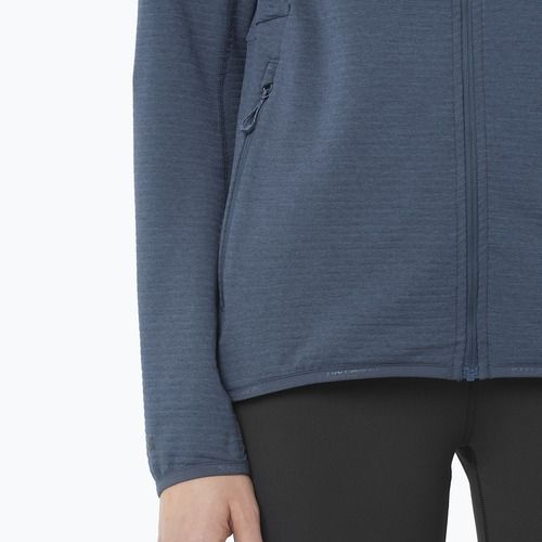 Кофта флісова жіноча Salomon Lightwarm Full Zip blue nights
