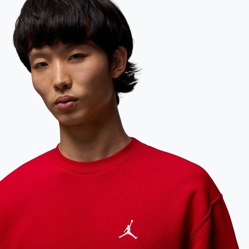 Кофта чоловіча Jordan Brooklyn Fleece Crew gym red/white