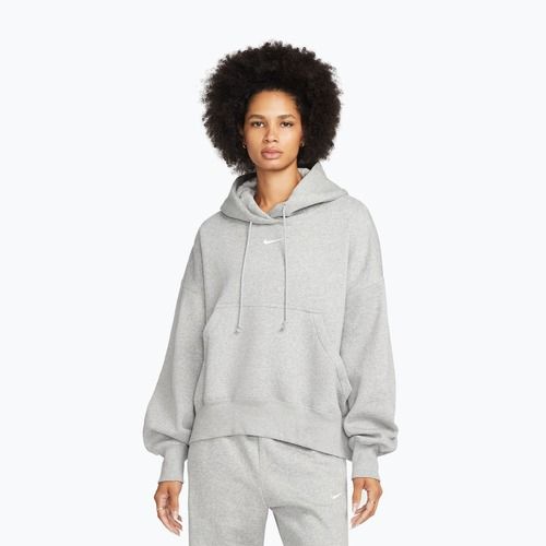 Кофта жіноча Nike Sportswear Phoenix Fleece Oversized dark grey heather/sail