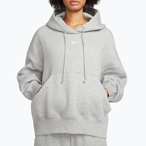 Кофта жіноча Nike Sportswear Phoenix Fleece Oversized dark grey heather/sail