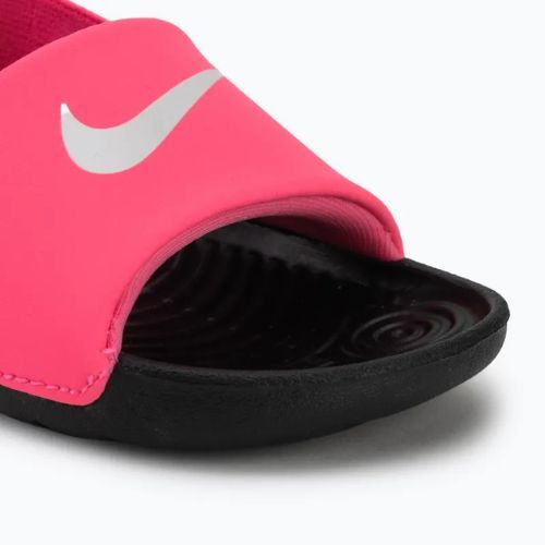 Шльопанці дитячі Nike Kawa digital pink/black/white