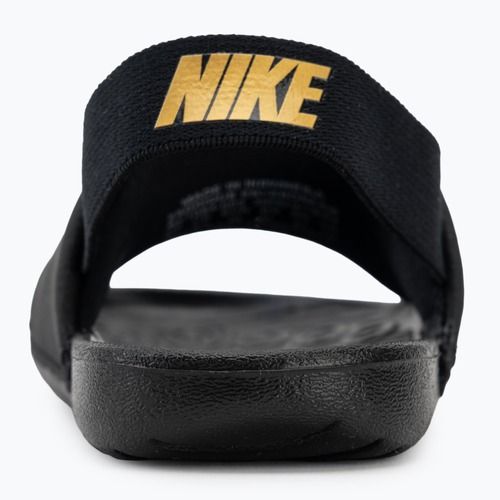 Шльопанці дитячі Nike Kawa black/metallic gold