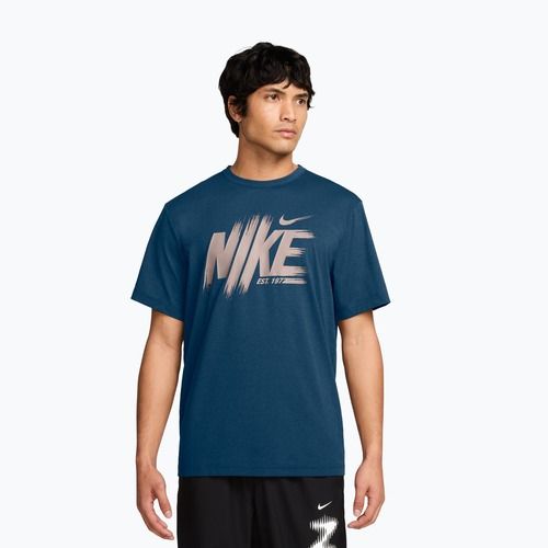 Футболка чоловіча Nike Hyverse Dri-Fit UV Top blue force/still red