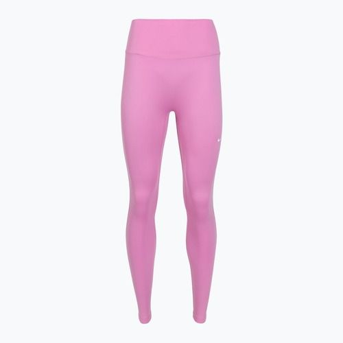 Легінси для тренувань жіночі Nike One High-Waisted 7/8 light magenta/white