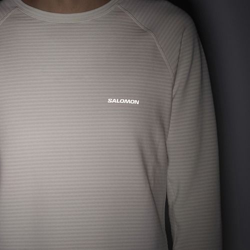 Кофта флісова жіноча Salomon Essential Lightwarm whisper white