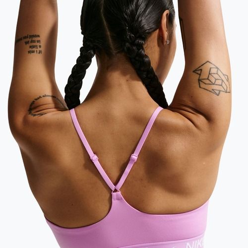 Бюстгальтер для тренувань Nike Dri-Fit Indy Light Support light magenta/light magenta/white