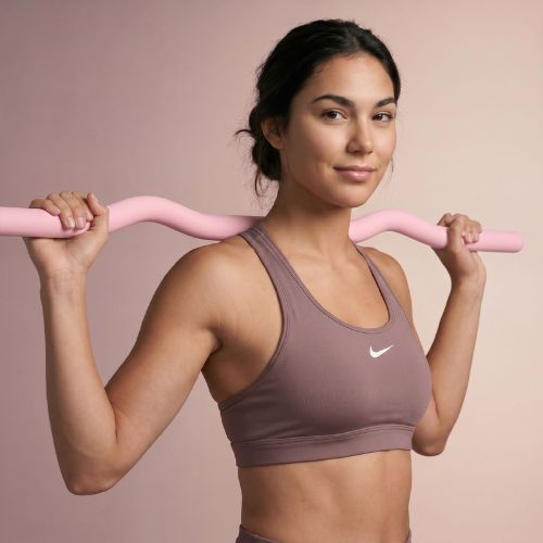 Зігнута штанга XTREXO SCULPT 110 см рожевий