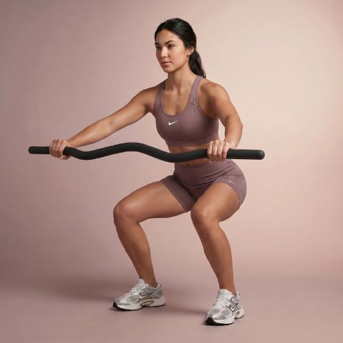 Гриф ламаний XTREXO SCULPT 110 см чорний