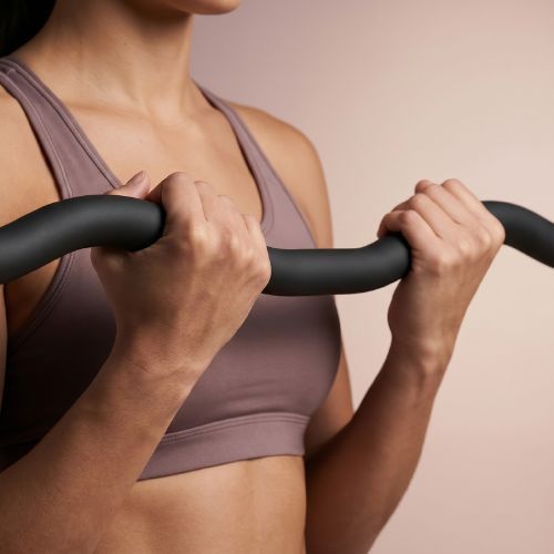 Гриф ламаний XTREXO SCULPT 90 см чорний