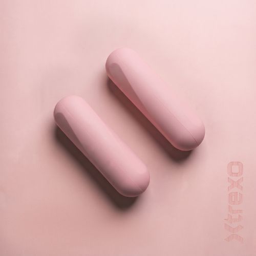 Набір гантелей XTREXO SCULPT 2 x 1 кг рожевий