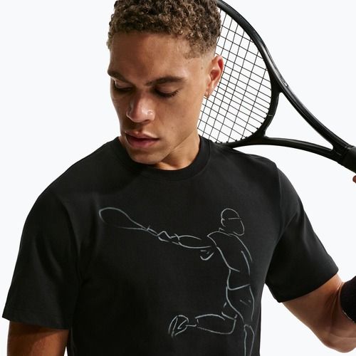 Футболка тенісна чоловіча Nike Court Dri-Fit black