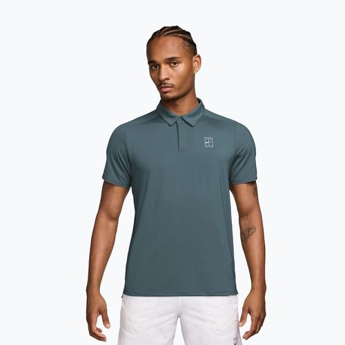 Футболка тенісна чоловіча Nike Court Dri-Fit Advantage mineral slate/white