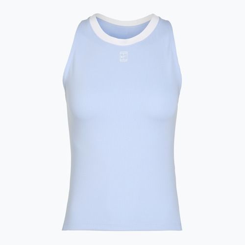 Футболка для тенісу жіноча Nike Court Dri-Fit Advantage Tank hydrogen blue/white/white