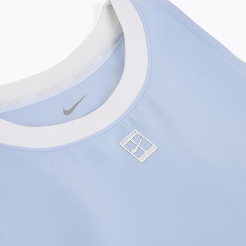 Футболка для тенісу жіноча Nike Court Dri-Fit Advantage Tank hydrogen blue/white/white