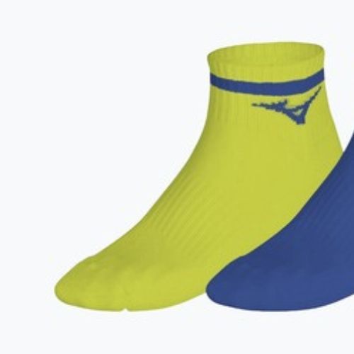 Шкарпетки Mizuno Training Mid With Line 3 pairs lightning yellow/ultramarine